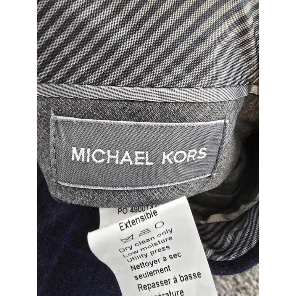 Michael Kors Wool Blend Fall Stretch Suit Separate Pants Men's 42x32 Midnight